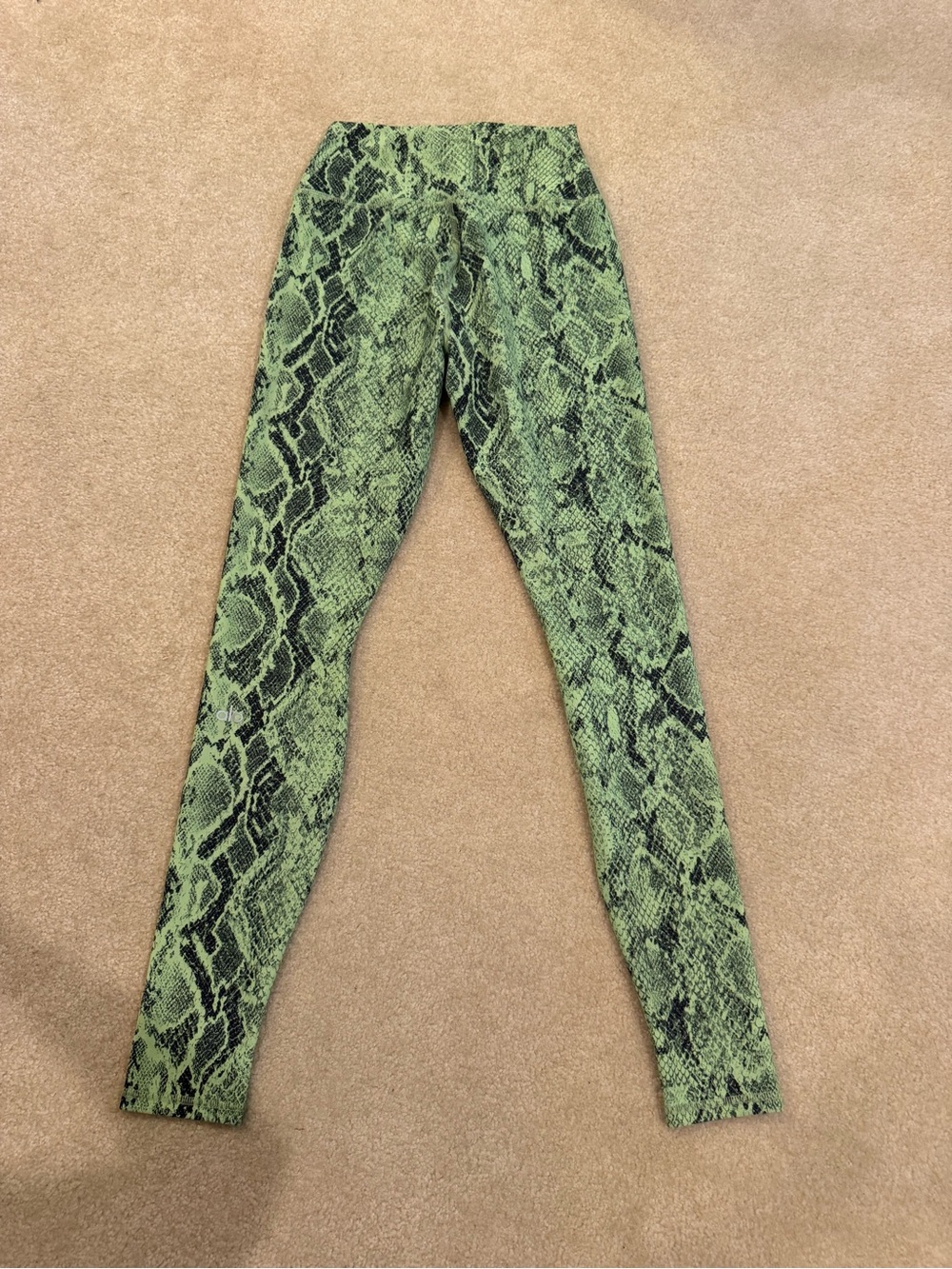 Alo Yoga Snake Skin Print Leggings (Size Small) NWOT
